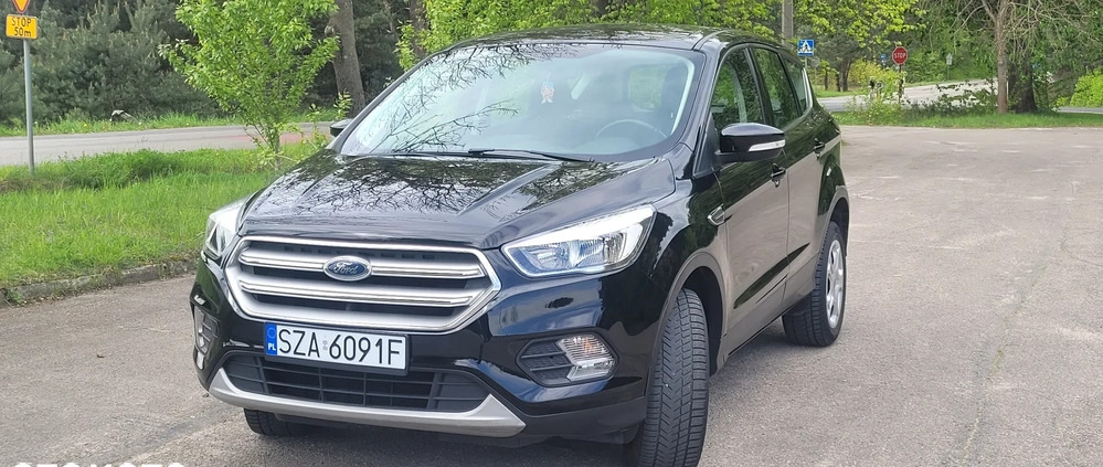 Ford Kuga cena 63500 przebieg: 91600, rok produkcji 2017 z Zawiercie małe 137